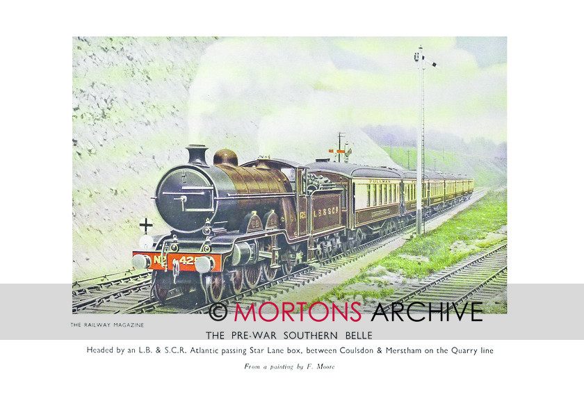 SUP - 1935 July LB&SCR Atlantic 425 
 LB&SCR Atlantic No. 425 
 Keywords: Big Four Locomotives, Mortons Archive, Mortons Media Group Ltd, Supplement, The Railway Magazine