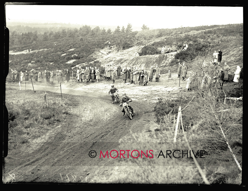053 SFTP 1 
 The Sunbeam point-to-point 1948 J F Davis (BSA) negotiates a small hillock in th eJunior event 
 Keywords: 2014, December, Glass plates, Mortons Archive, Mortons Media Group Ltd, The Classic MotorCycle