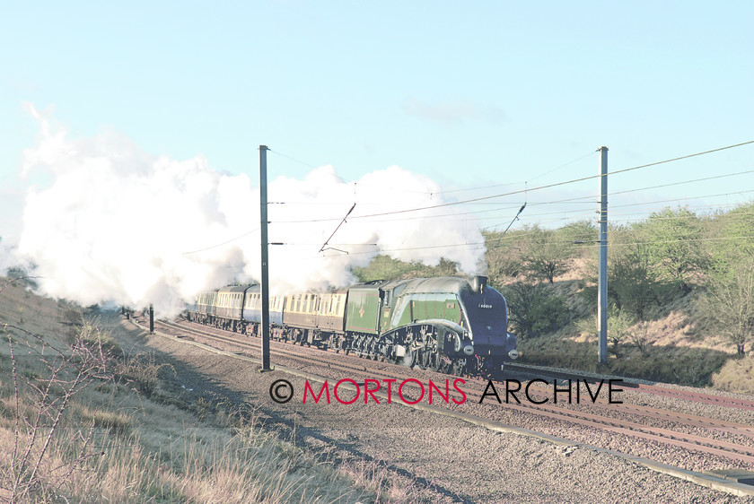60019Stuke 
 Recently returned to main line service, LNER A4 Pacific No. 60019 Bittern passes Stukeleywith the Railway Touring Company's 'North Brition' from Kings Cross. 
 Keywords: Heritage Railway, Mortons Archive, Mortons Media Group