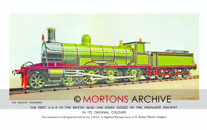SUP - The First 4-6-0 No115 in the british isles 
 4-6-0 No. 115 
 Keywords: Big Four Locomotives, Mortons Archive, Mortons Media Group Ltd, Supplement, The Railway Magazine