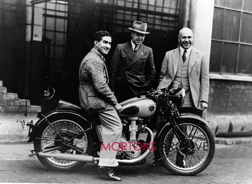 Goldie 02 
 Collection day for a lucky owner if a 1938 model. 
 Keywords: BSA, Gold Star, Mortons Archive, Mortons Media Group