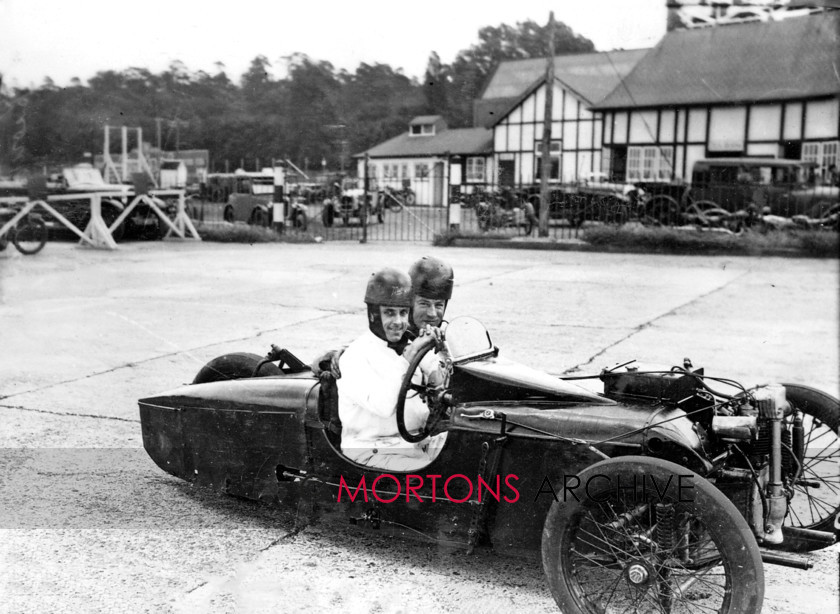 016 Brooklands 1930 06 
 Brooklands 1930 - 350cc Chater-Lea powered Morgan with Clive Lones behind the wheel. 
 Keywords: 1930, Brooklands, Mortons Archive, Mortons Media Group Ltd, Straight from the plate