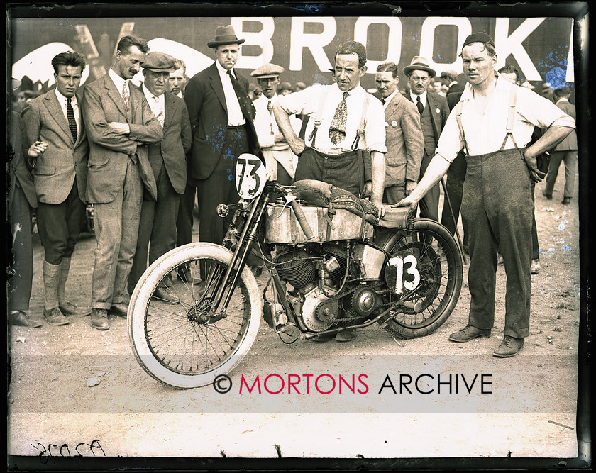 036 brooklands 07 
 Le Vack's winning machine, posed for inspection. 
 Keywords: June 2011, Mortons Archive, Mortons Media Group, Straight from the plate, The Classic MotorCycle