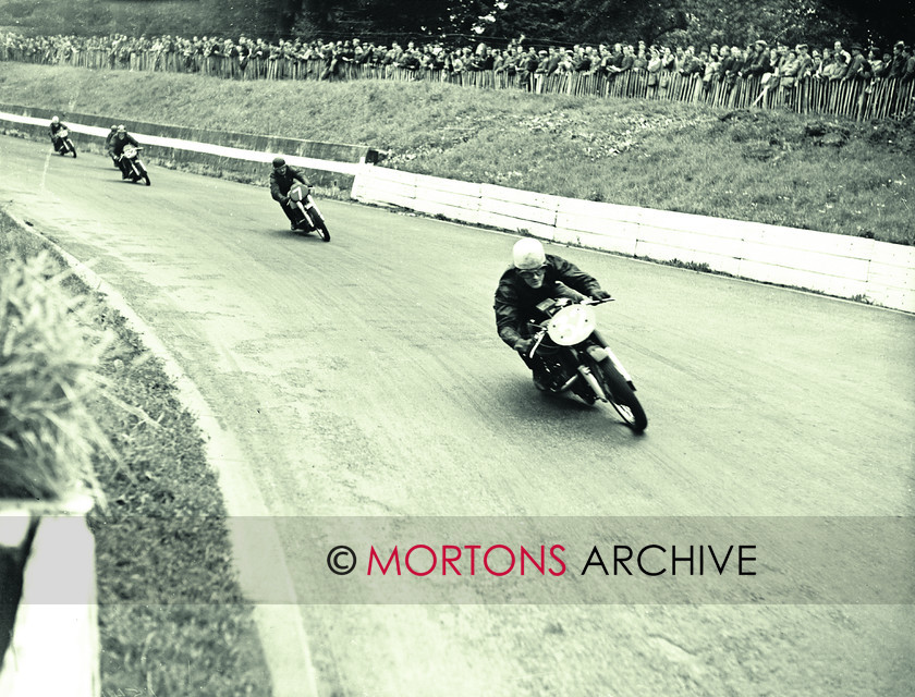 SFTP 1953 ACU Jubilee 01 
 1953 ACU Jubilee Races - Crystal Palace - Percey Tait (AJS) leads 
 Keywords: 1953, 2016, Crystal Palace, Glass Plates, July, Mortons Archive, Mortons Media Group Ltd, Racing, Straight from the plate, The Classic MotorCycle