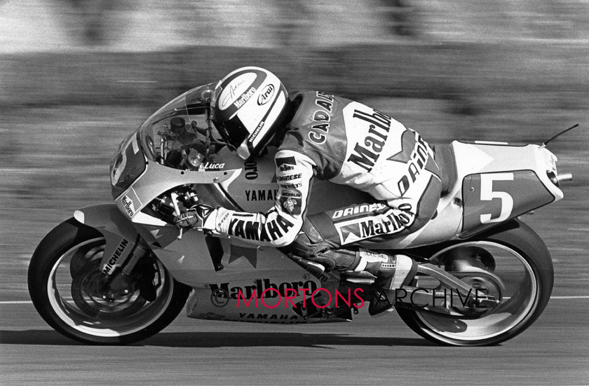NNC RR C200048 
 NNC RR C200048 - 1990 250cc Marlboro Yamaha Team Agostini rider Luca Cadalora 
 Keywords: Mortons Archive, Mortons Media Group, Nick Nicholls, Road Racing