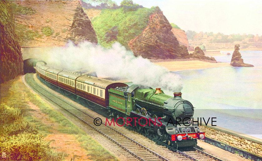 SUP 6018 01 
 GWRNo. 6018 King Henry VI and the Cornidh Riviera Express 
 Keywords: Big Four Locomotives, Mortons Archive, Mortons Media Group Ltd, Supplement, The Railway Magazine