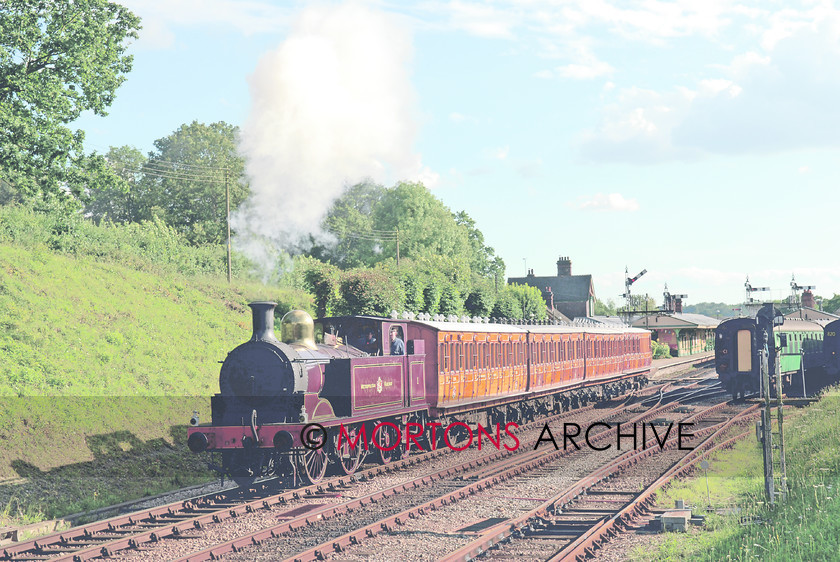 Met1HK3 
 The Buckinghamshire Railway Centre's Metropolitan 0-4-4T No 1 hauls the Bluebell Railway's newly completed Chesham. 
 Keywords: Heritage Railway, Mortons Archive, Mortons Media Group