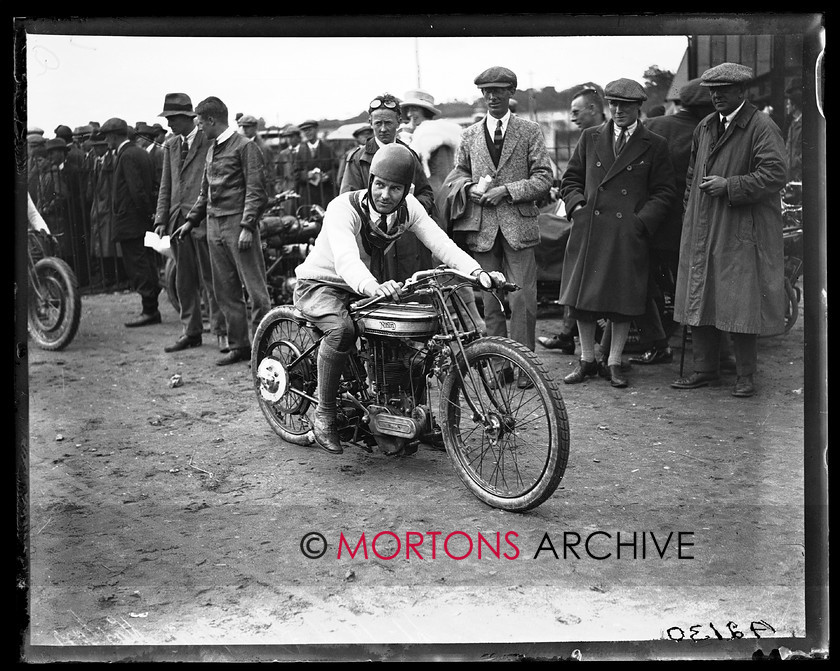A2130 
 British Motor Cycle Racing Club's 5th monthly meeting, Brooklands 1923. 
 Keywords: 1923, 5th meeting, A2130, bmcrc, brooklands, December 2009, glass plate, Straight from the plate, The Classic Motorcycle