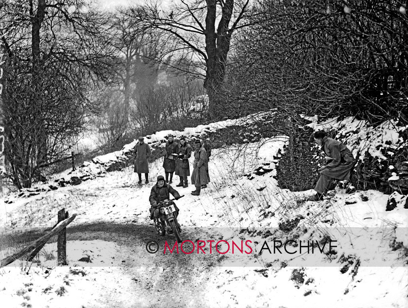 051 SFTP - 08 
 1932 Colmore Cup Trial - F E Thacker on Mill Lane 
 Keywords: 2015, Mortons Archive, Mortons Media Group Ltd, October, Straight from the plate, The Classic MotorCycle, Trials
