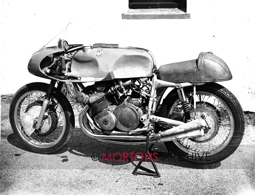 MV 03 
 The start of something, or very nearly. John Surtees' 1957 500 at the TT. 
 Keywords: Mortons Archive, Mortons Media Group, MV