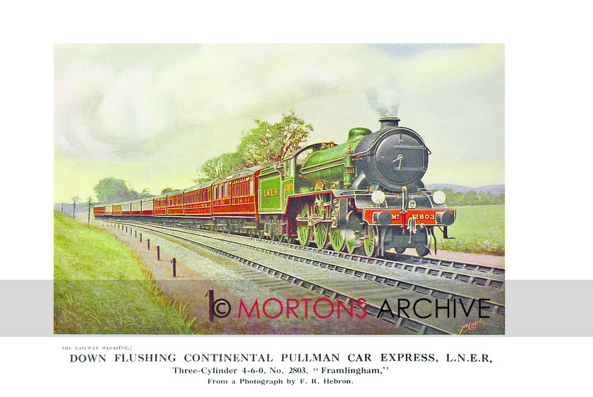 SUP - 1931 Jan LNER 4-6-0 Express Loco 2803 
 LNER 4-6-0 Express Loco No. 2803 
 Keywords: Big Four Locomotives, Mortons Archive, Mortons Media Group Ltd, Supplement, The Railway Magazine
