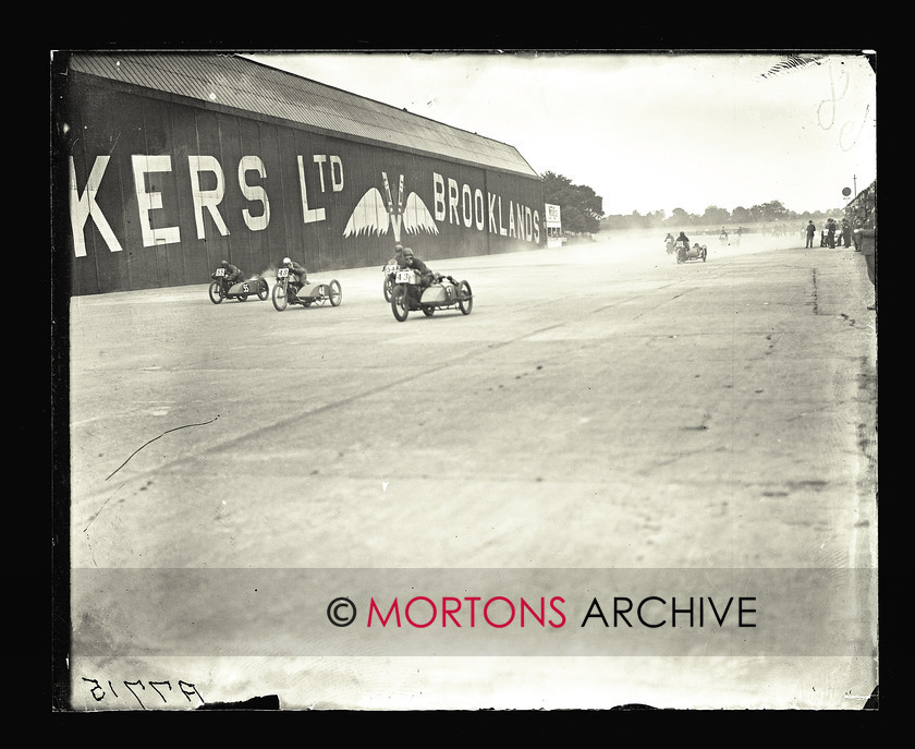 062 SFTP 04 
 Thrills, spills and new world records Brooklands, 1927. 
 Keywords: 2014, Glass plates, July, Mortons Archive, Mortons Media Group Ltd, Straight from the plate, The Classic MotorCycle