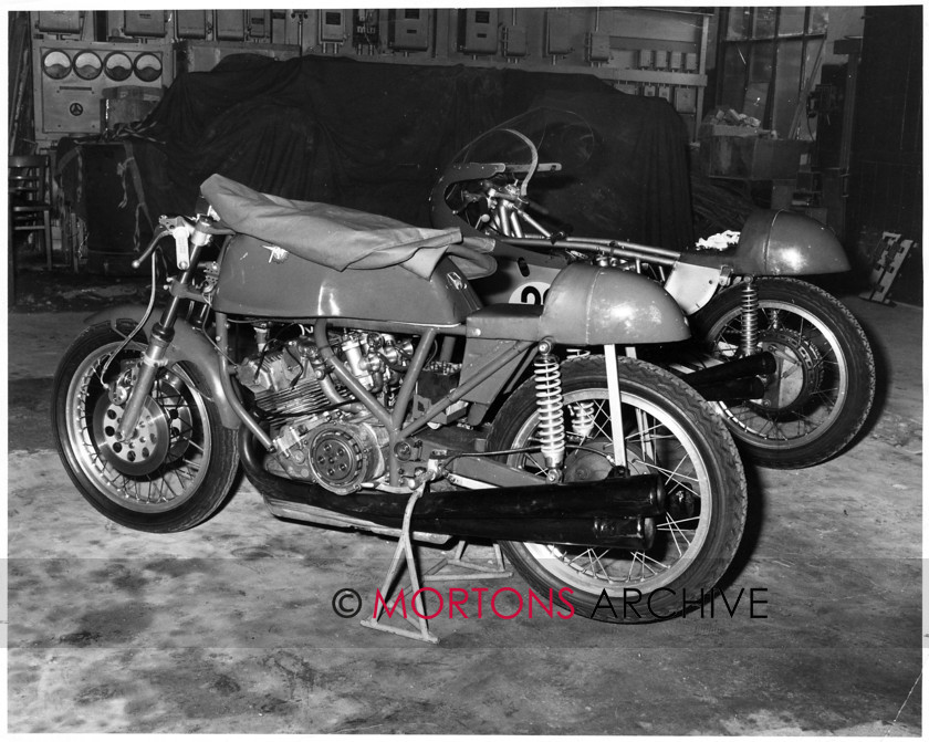 MV 14 
 The covers lifted off a three during the 1968 TT. 
 Keywords: Mortons Archive, Mortons Media Group, MV