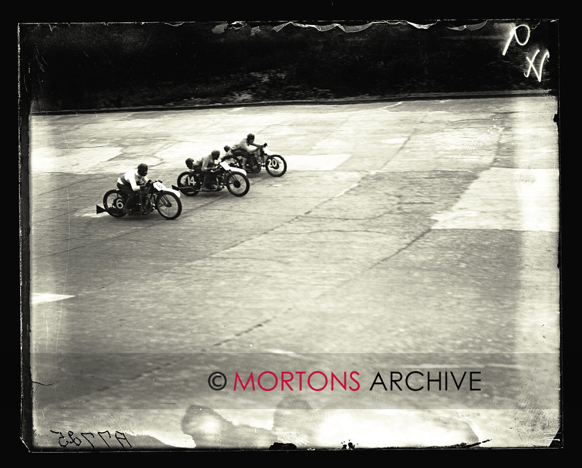062 SFTP 13 
 Thrills, spills and new world records Brooklands, 1927. 
 Keywords: 2014, Glass plates, July, Mortons Archive, Mortons Media Group Ltd, Straight from the plate, The Classic MotorCycle