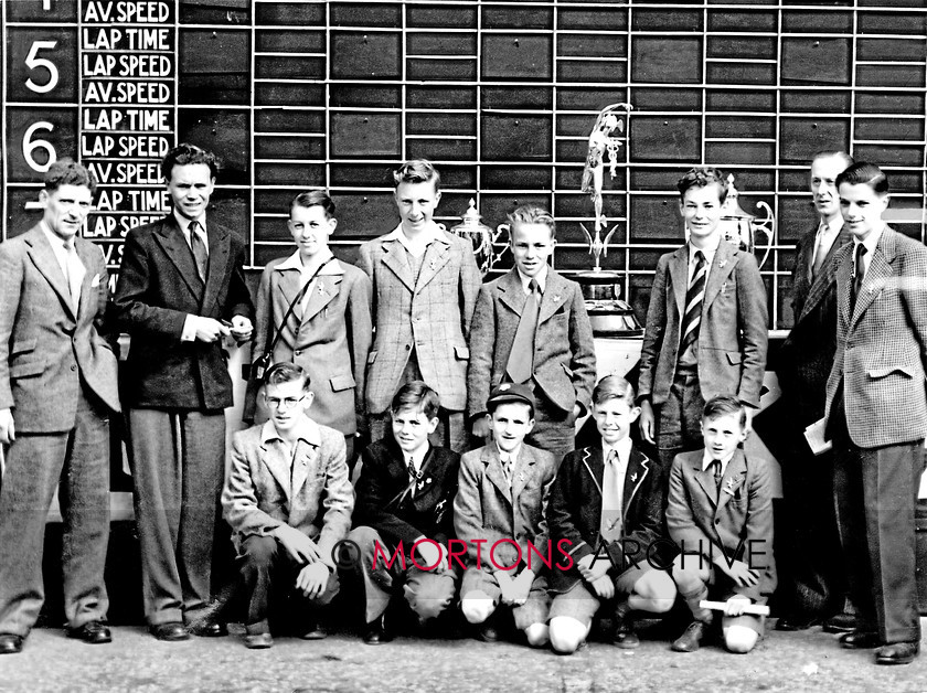 Manx 22A 
 22A – Winners of the Eagle magazine competition enjoy the hospitality at the 1951 TT. 
 Keywords: 2012, Exhibition of historic images, Manx Grand Prix, Mortons Archive, Mortons Media Group, Mountain Milestones - Memories from Mona's Isle