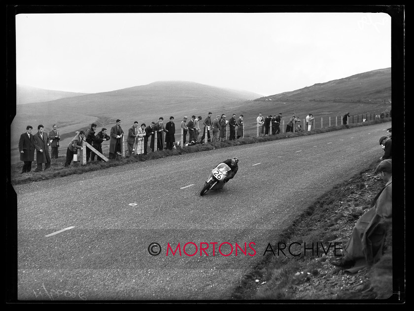 20099-11 
 1960 Senior TT. South African Paddy Driver races his way to ninth. 
 Keywords: glass plate, isle of man, Mortons Archive, Mortons Media Group Ltd, Straight from the plate, the classic motorcycle