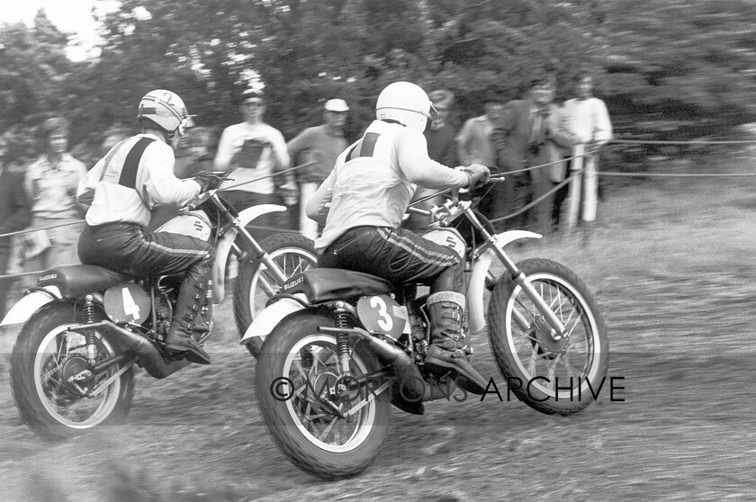 Nicholls-30 
 Two of Belgium's best (3) Joel Robert and (4) Sylvain Gebeors battle it out on their works Suzukis at the British 250cc Motorcross GP at Donnington Park, 28 June 1970. 
 Keywords: July 04, Mortons, Mortons Archive, Mortons Media Group Ltd, Nick Nicholls, The Classic MotorCycle