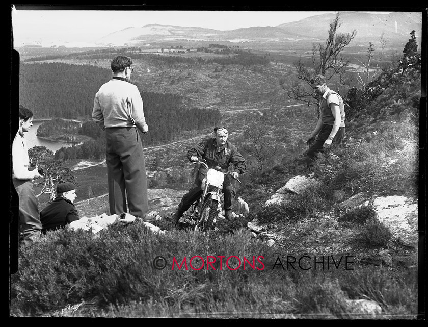 15199-07 
 1953 Scottish Six Days Trial (SSDT). Triumph rider Peter Hammond wrestles his TR5. 
 Keywords: 15199-01, 1953, 6 day trial, glass plate, may 1953, Mortons Archive, Mortons Media, scottish, Straight from the plate, The Classic Motorcycle, trial, 15199-02, 15199-03, 15199-04, 15199-05, 15199-06, 15199-07, 15199-08, 15199-09, 15199-10, 15199-11, 15199-12, 15199-13