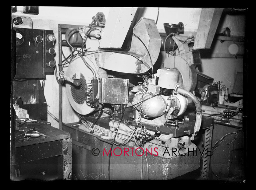 19674-11 
 Villiers engineering, Wolverhampton. Engine on test. 
 Keywords: 1959, 19674-11, August 2009, engine, engine test, glass plate, Mortons Archive, Mortons Media, Mortons Media Group Ltd., production, scooter, scooter engine production, Straight from the plate, The Classic MotorCycle, villiers, villiers engineering, wolverhampton