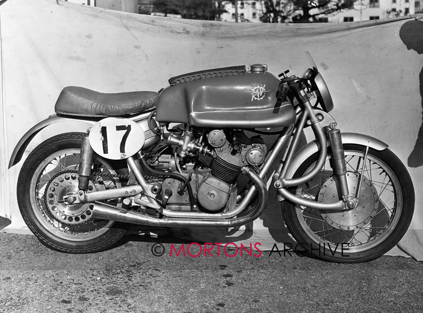 MV 01 
 The 1952 example of the four cylinder racer. Forks are British 'Earles' pattern. 
 Keywords: Mortons Archive, Mortons Media Group, MV
