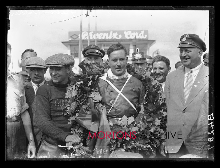B4287 
 1930 German Grand Prix. Nurburgring. 
 Keywords: 1930, B4287, german, german grand prix, germany, glass plate, grand prix, Mortons Archive, Mortons Media Group Ltd, nurburgring, racing, Straight from the plate, The Classic Motorcycle