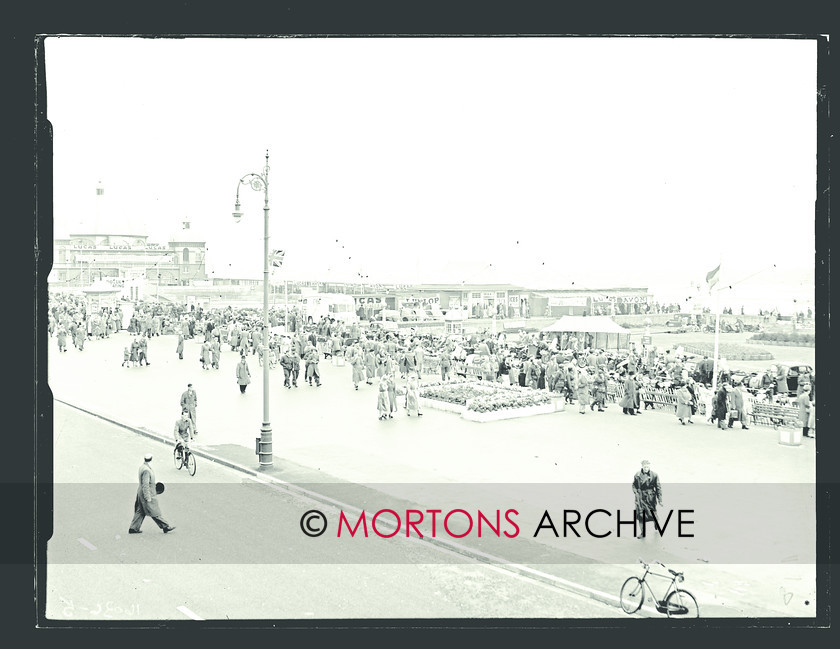 057 SFTP 01 
 Rhyl seafont was the control for the 1954 ACU National Rally 
 Keywords: 1954, ACU National Rally, Glass plate, Mortons Archive, Mortons Media Group Ltd, Straight from the plate, The Classic MotorCycle