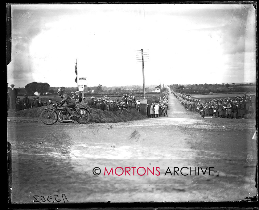 059 SFTP 04 
 Glass plates - The 1925 Ulster Grand Prix - one of the 250cc class New Imperials, most likely Syd Crabtree. 
 Keywords: 1925, December, Mortons Archive, Mortons Media Group Ltd, Motor Cycle, Racing, Straight from the plate, The Classic MotorCycle, Ulster GP