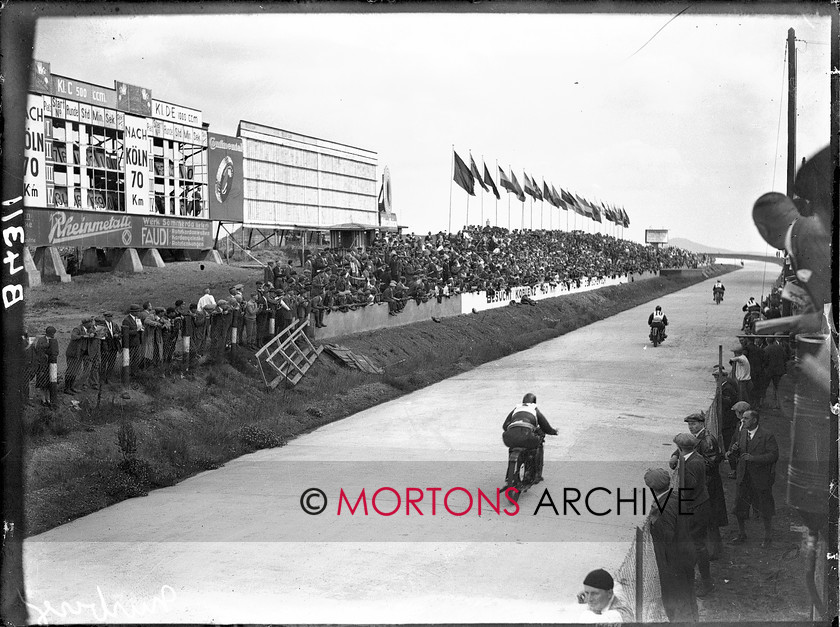 B4311 
 1930 German Grand Prix. Nurburgring. 
 Keywords: 1930, B4311, german, german grand prix, germany, glass plate, grand prix, Mortons Archive, Mortons Media Group Ltd, nurburgring, racing, Straight from the plate, The Classic Motorcycle