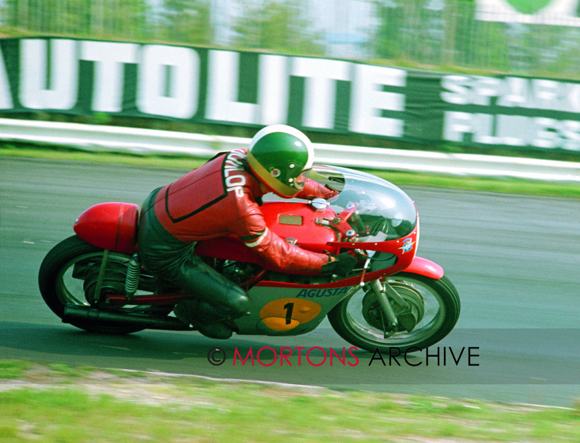 Agostini Colour 1970 001 
 Giacomo Agostini (500cc MV) Brands Hatch 
 Keywords: Lewis Leathers, Mortons Archive