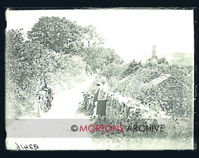 053 Glass Plates 02 
 The London-Dartmoor Trial, 1929 - E E U Rogers (499cc Rudge-Whitworth) on Netton. 
 Keywords: 1929, Glass plate, July, Mortons Archive, Mortons Media Group Ltd, Straight from the plate, The Classic MotorCycle