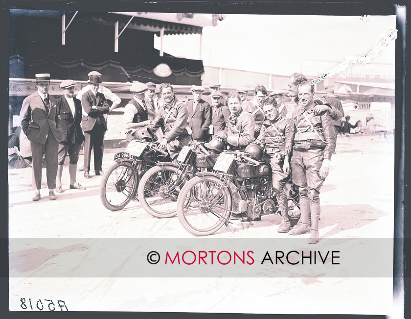 FRENCH GP 1925 17 
 The 1925 French Grand Prix - The successful 350cc AJS team, who were sure that the victory had been awarded to the wrong man. 
 Keywords: Mortons Archive, Mortons Media Group, Sept 11, Straight from the plate, The Classic MotorCycle