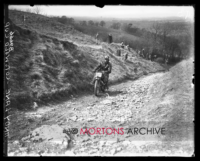 B9666 
 1933 Cotswold Cup Trial. 
 Keywords: 1933, B9666, cotswold, cotswold cup trial, glass plate, Mortons Archive, Mortons Media, Straight from the plate, The Classic Motorcycle, trial