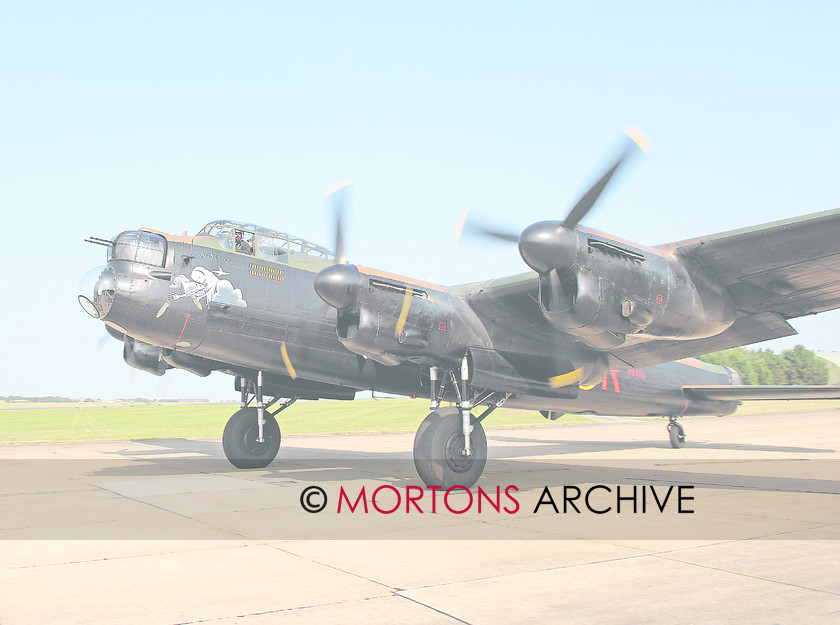 WD523892@26 Flying 11 
 PA474 taxies out to the active runway. 
 Keywords: (Multiple values), Aviation Classics, date ?, event ?, feature Flying, issue 1, make Avro, model Lancaster, Mortons Archive, Mortons Media Group, person(s) name ?, place ?, publication Aviation, type BI, year 1945