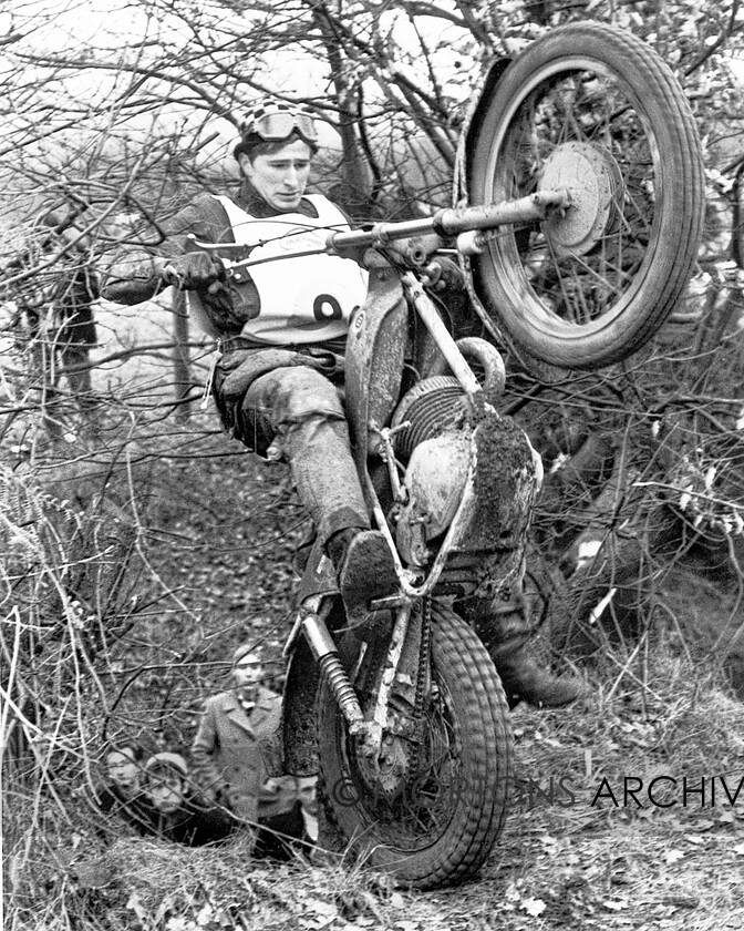 Nicholls-27 
 All action shot of Gordon Farley (Montessa) in the European trial at Sevenoaks in 1969 with his left foot all set for a monster dab. 
 Keywords: July 04, Mortons, Mortons Archive, Mortons Media Group Ltd, Nick Nicholls, The Classic MotorCycle