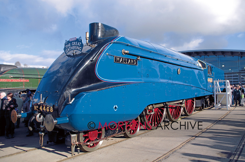 1 MALLARD 
 The true star of the show: world record breaker Mallard, whose momentary feat at Little Bytham on the East Coast Main Line south of Grantham on July 3, 1938 will continue to inspire countless generations. ROBIN JONES