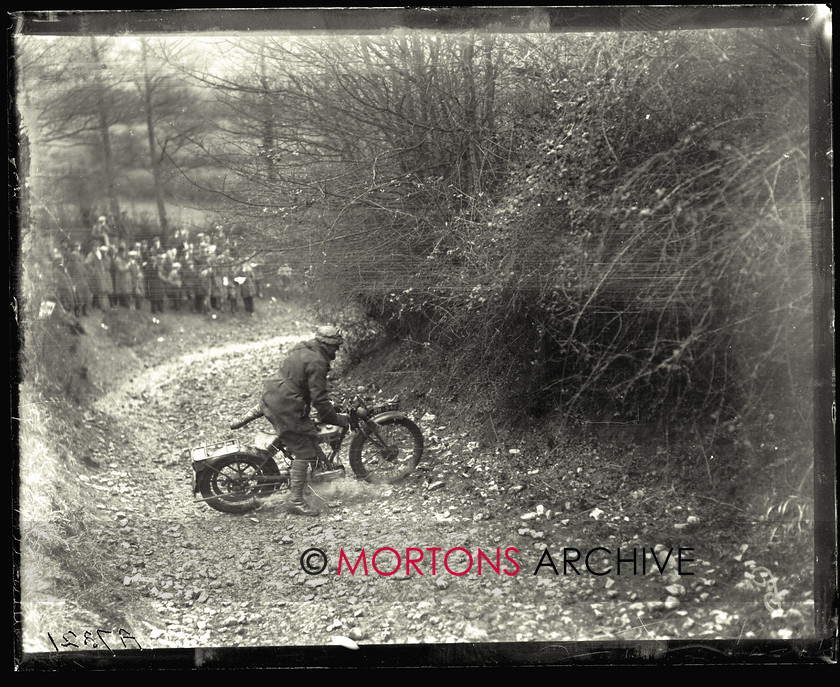 053 glass plates 08 
 The Kickham Memorial Trial, 1927 - a rider and his sidevalve Triumph face some difficulties as a crowd of spectators look on 
 Keywords: 2015, Glass plate, March, Mortons Archive, Mortons Media Group Ltd, Straight from the plate, The Classic MotorCycle, Trials