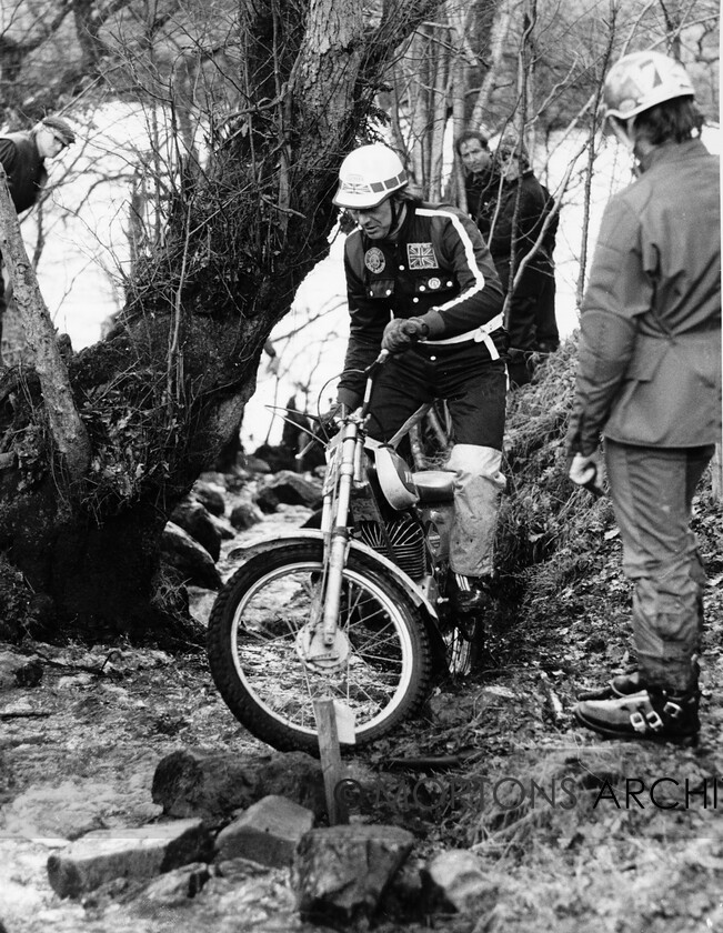 NNC-T-A-50 
 NNC T A 050 - Mick Andrews on a Yamaha in the 1977 World Champioship Round at Rhayader 
 Keywords: Mortons Archive, Mortons Media Group Ltd, Nick Nicholls, Trials