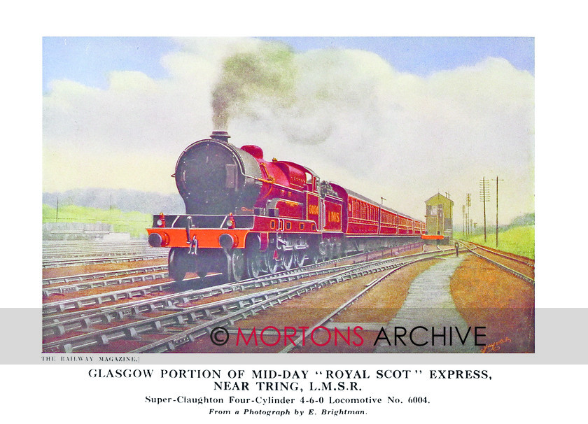 SUP - 1931 July LMSR 4-6-0 Express Royal Scot Near Tring 
 LMSR 4-6-0 Express, Royal Scot 
 Keywords: Big Four Locomotives, Mortons Archive, Mortons Media Group Ltd, Supplement, The Railway Magazine
