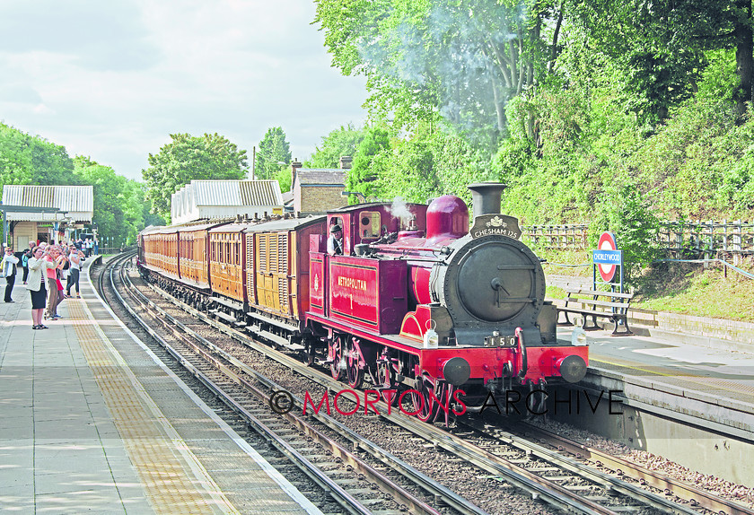 087 railtours pic3 
 Metropolitian 0-4-4 No. 1 at aChorleywood in August 2014 
 Keywords: 2015, January, Mortons Archive, Mortons Media Group Ltd, The Railway Magazine