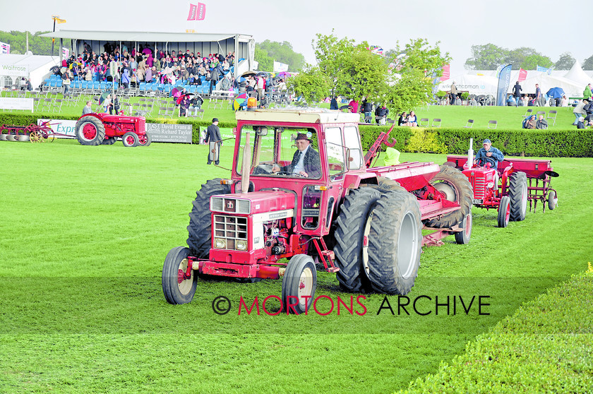 Lincs Show 
 An International tractor in the main arena at the Lincolnshire County Show 
 Keywords: 2012, January, Mortons Archive, Mortons Media Group, Tractor