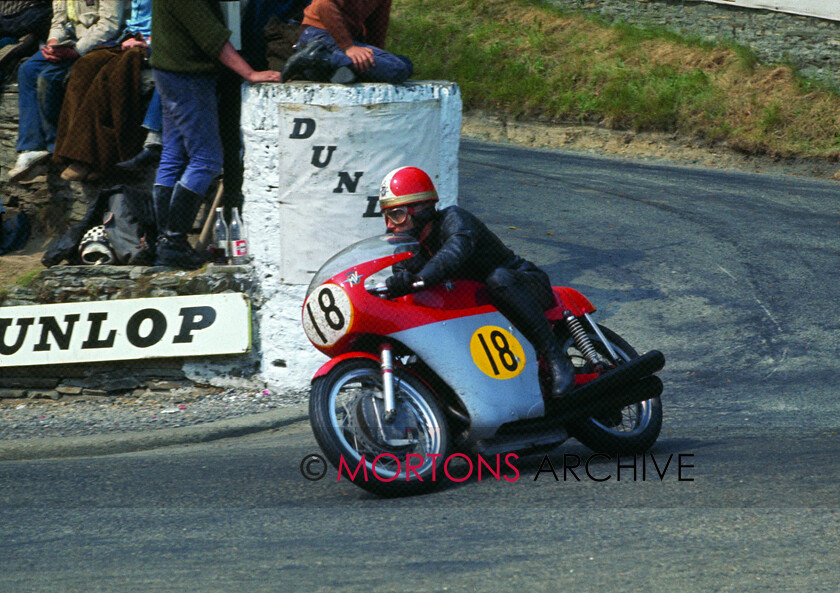 Agostini-032 
 From the Nick Nicholls Collection Giacomo Agostini 500 MV at Governors' Bridge in the 1969 Isle of Man Senior TT.