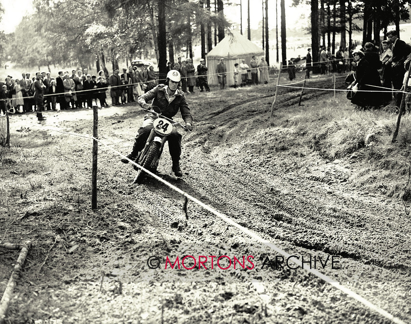 062 SFTP 07 
 Shrubland Park Scramble, August 1956. - Brain Stonebridge was on form on his baby Bantam, he also did well on his Goldie. 
 Keywords: 2012, Glass plate, June, Mortons Archive, Mortons Media Group, Scramble, Straight from the plate, The Classic MotorCycle