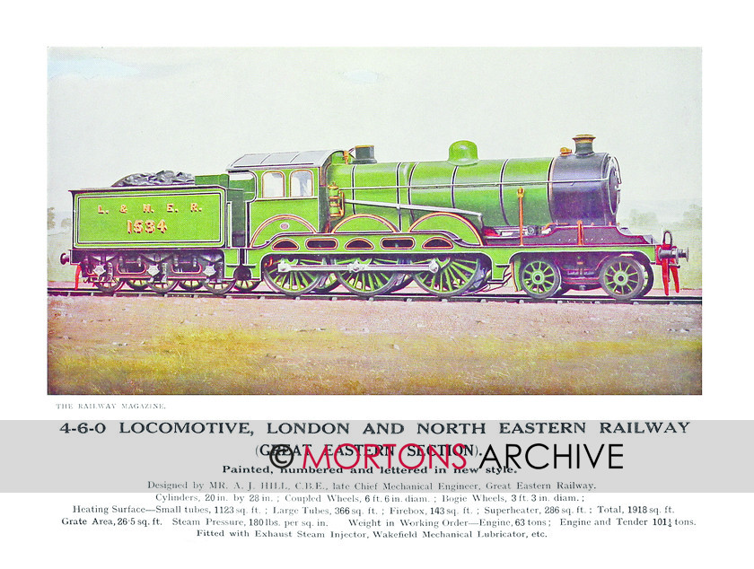 SUP - 1923 July 4-6-0 L&NER Loco 1534 
 L&NER 4-6-0 No. 1534 
 Keywords: Big Four Locomotives, Mortons Archive, Mortons Media Group Ltd, Supplement, The Railway Magazine