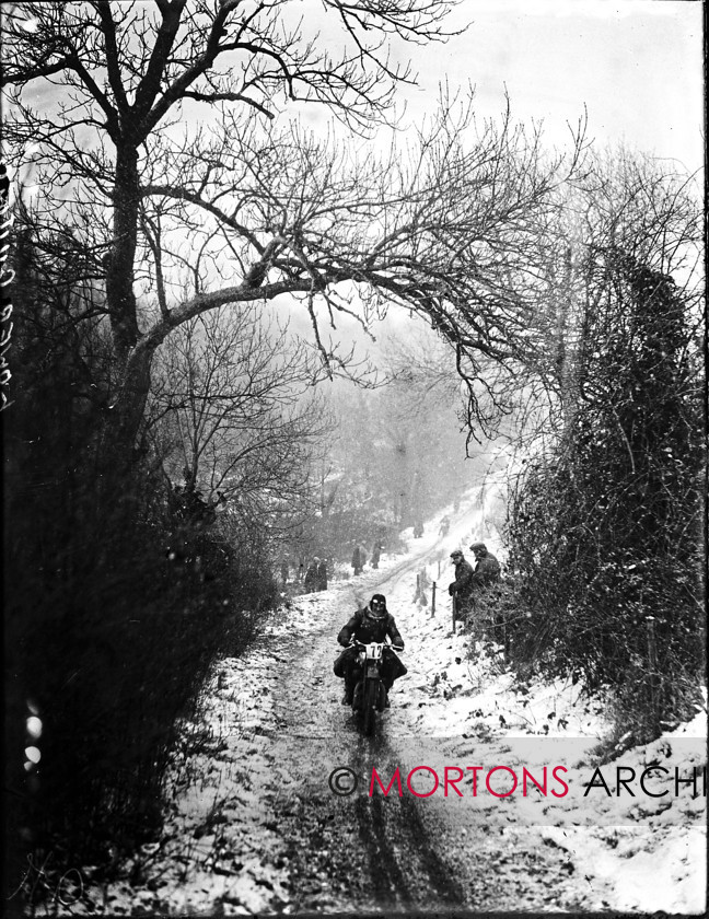051 SFTP - 01 
 1932 Colmore Cup Trial - Marjorie Cottle (BSA) tackles the frigid earth of Lower Guiting 
 Keywords: 2015, Mortons Archive, Mortons Media Group Ltd, October, Straight from the plate, The Classic MotorCycle, Trials
