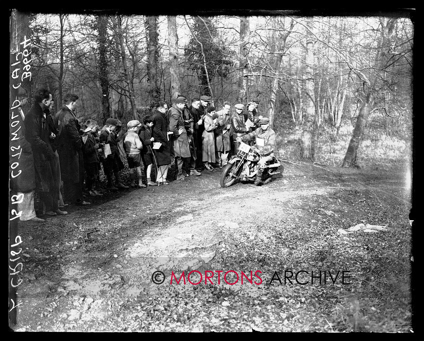 B9664 
 1933 Cotswold Cup Trial. 
 Keywords: 1933, B9664, cotswold, cotswold cup trial, glass plate, Mortons Archive, Mortons Media, Straight from the plate, The Classic Motorcycle, trial