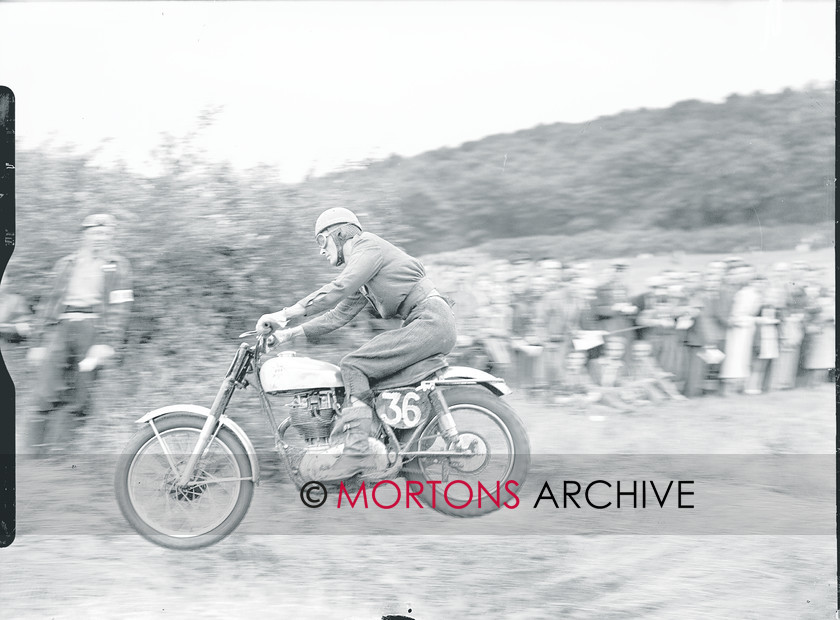 Straight FTP 011 
 Though carrying an injury, Brian Stonebridge was on good form. 
 Keywords: 1954 Experts Grand Natinal Scramble, Action, Dec 10, Mortons Archive, Mortons Media Group, Straight from the plate, The Classic MotorCycle
