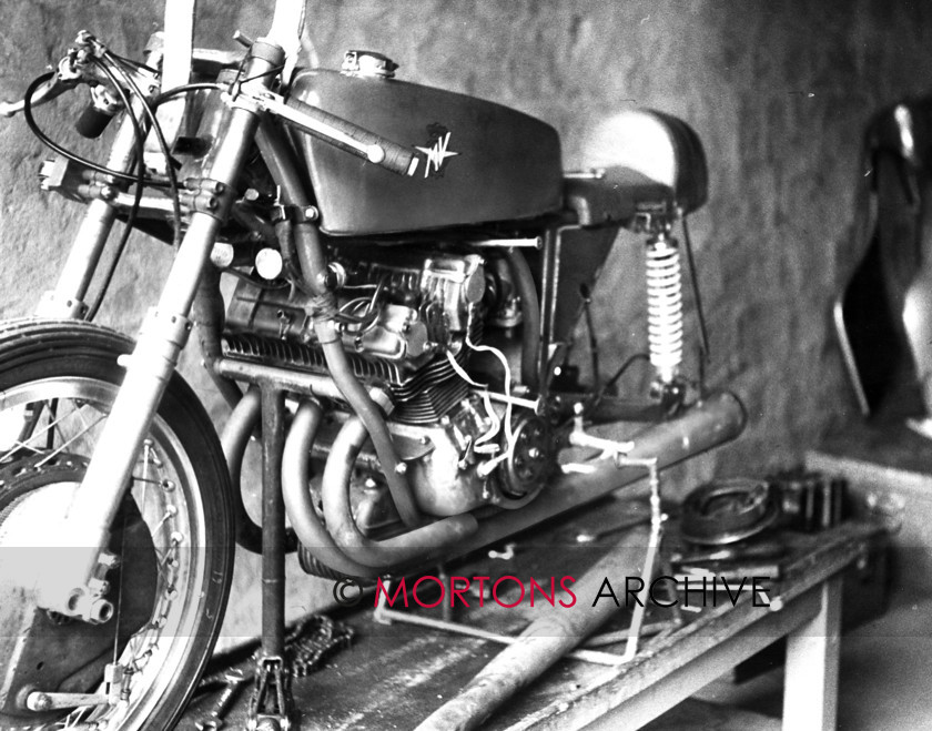 MV 11 
 Early days of the three cylinder racer, 1965. 
 Keywords: Mortons Archive, Mortons Media Group, MV