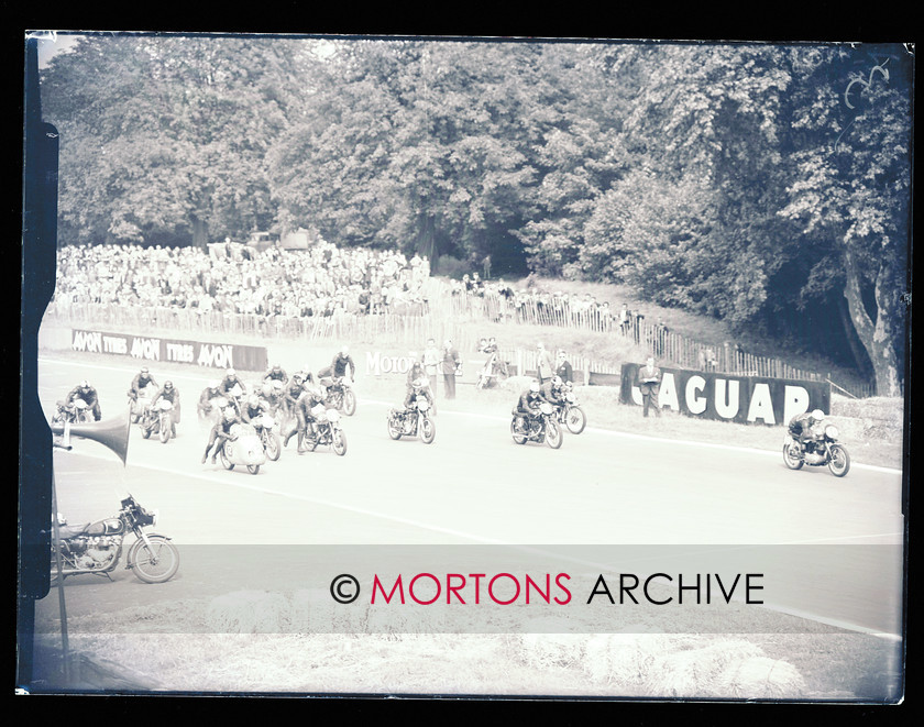 053 SFTP 1 
 Crystal Palace , August 1957 - Start of the 205cc final. 
 Keywords: 2014, Crystal Palace, Glass plates, Mortons Archive, Mortons Media Group Ltd, November, Straight from the plate, The Classic MotorCycle