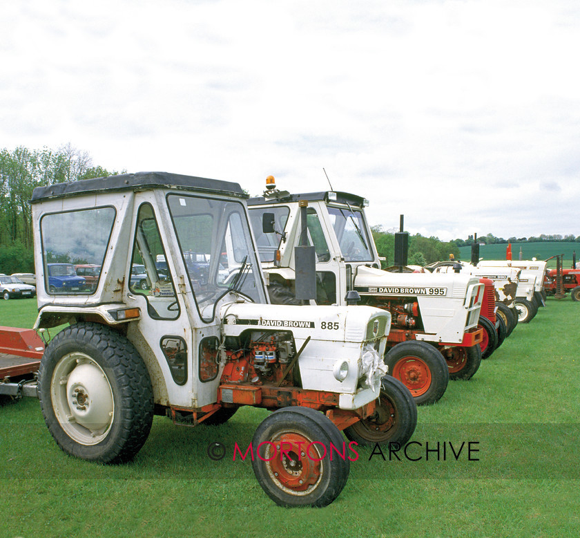 SUBS PAGE IMAGES 006 
 David Brown line up nearest is a 885, then a 995 
 Keywords: 2015, February, Mortons Archive, Mortons Media Group Ltd, Tractor and Farming Heritage