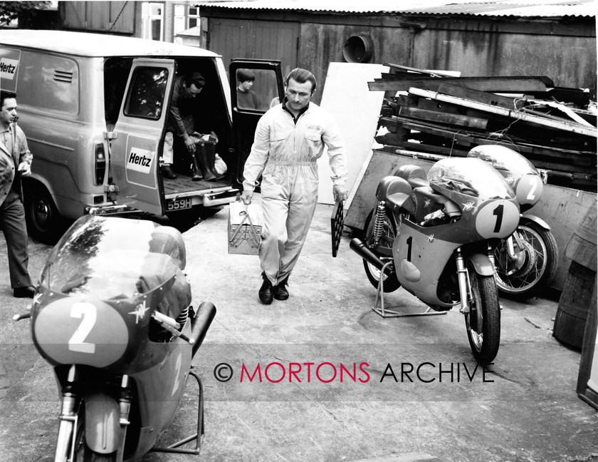 MV 18 
 The MV crew establishes itself at Douglas in 1970. 
 Keywords: Mortons Archive, Mortons Media Group, MV